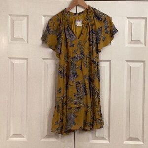 Floral Yellow Dress